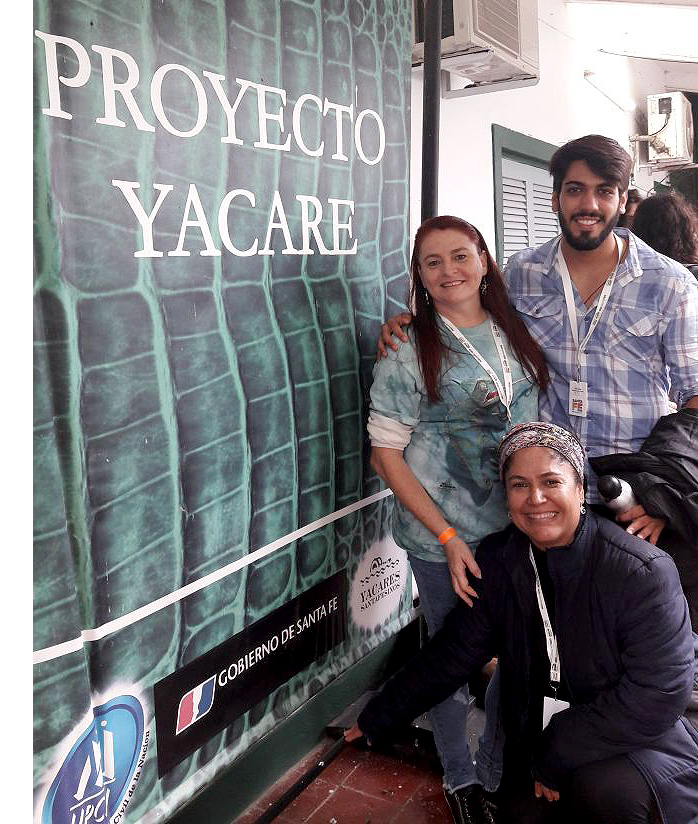 equipe do projeto jacaré na Argentina